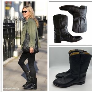 Justin Leather Cora Boot Size 10-Good Preloved Condition